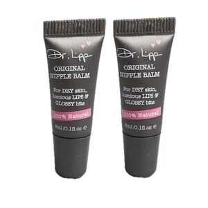 Set of 2 Dr. Lipp Original Nipple Balm for Lips Travel/Mini